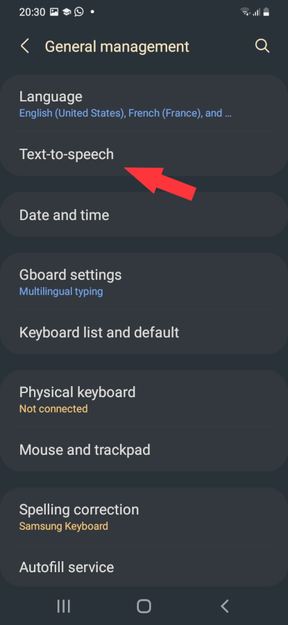 TTS Issue